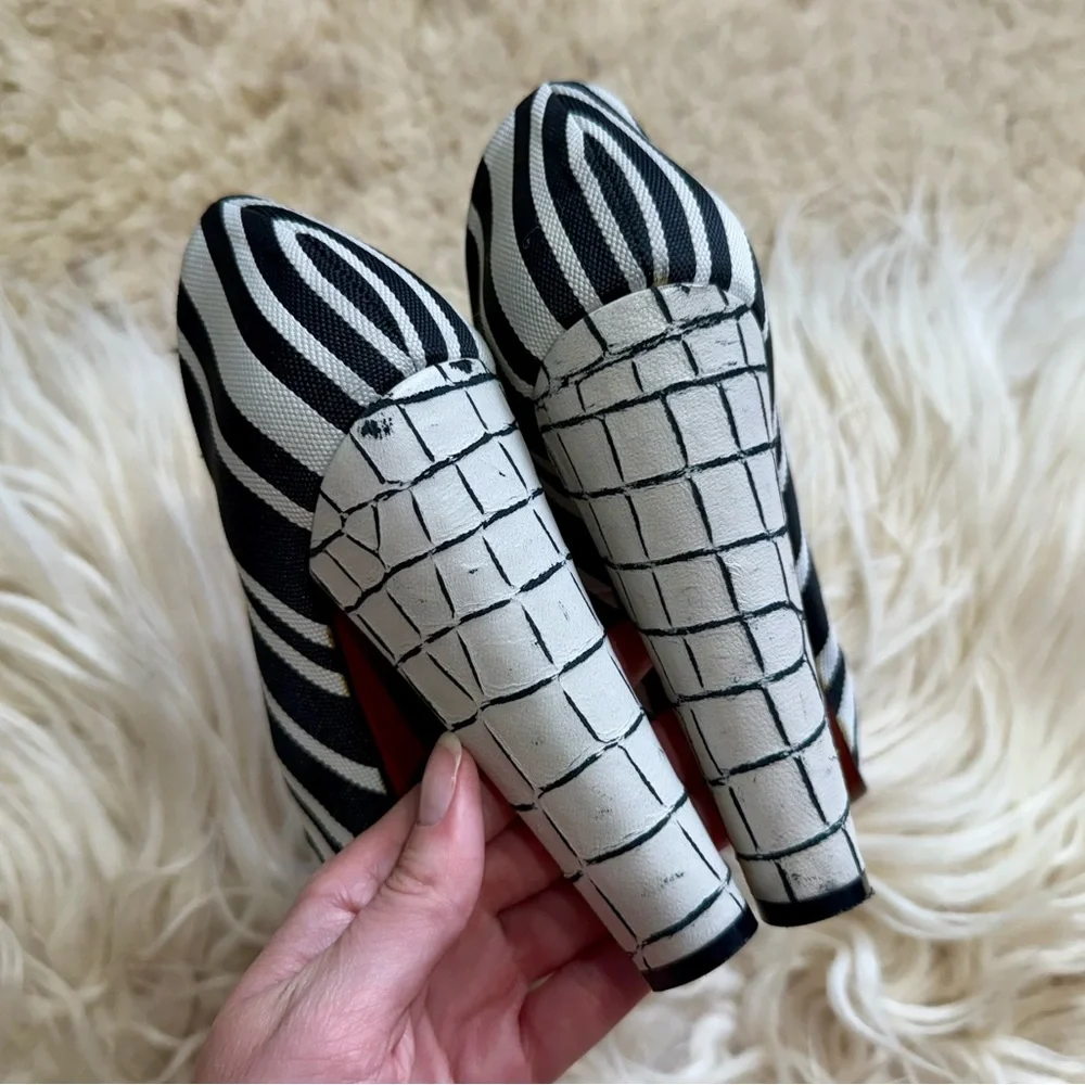 Carven Canvas High Heels - Picture 2 of 9